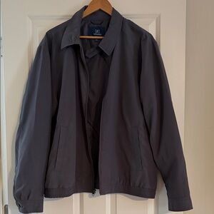 George Men's Gray Lightweight Harrington Jacket